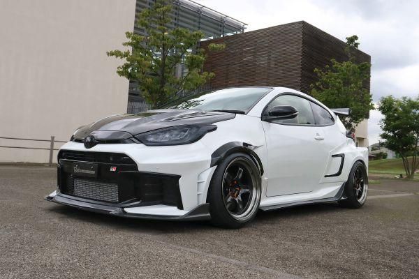 Garage Vary | Front Lip Spoiler Twill Weave Carbon for Toyota GR Yaris Kouki (GXPA16) - Image 5