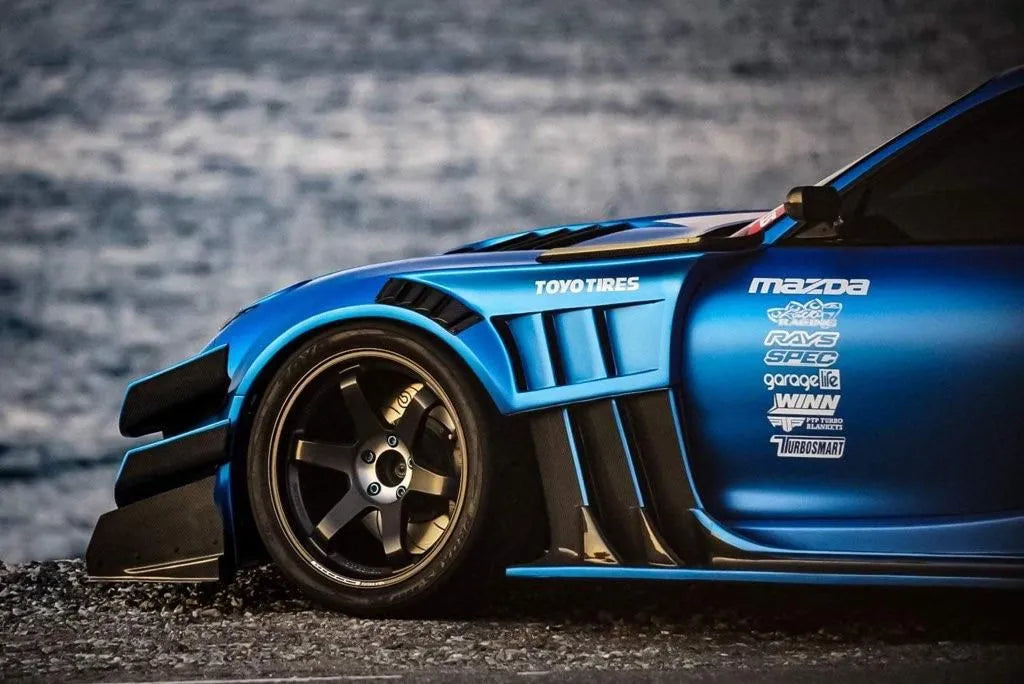 TCP Magic | Wide Body Kit Type TT Version 2 CF Version For Mazda RX7 (FD3S)