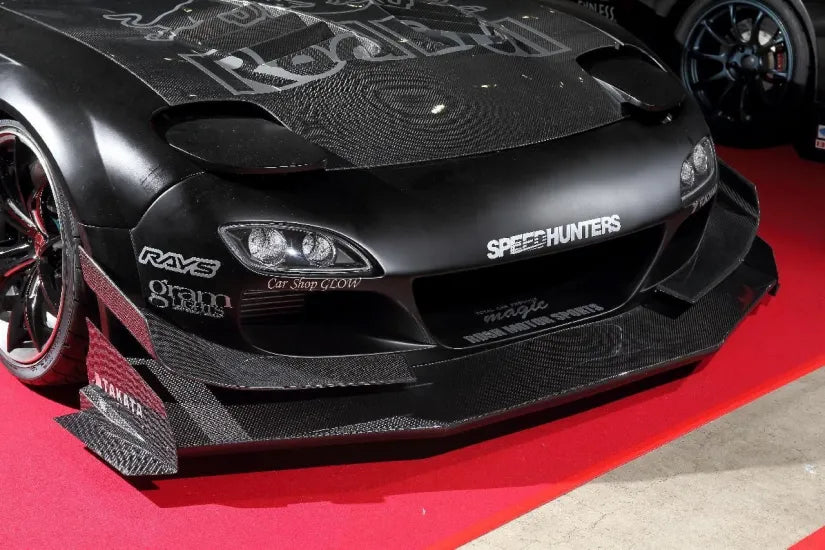 TCP Magic | G-FACE Front Side Canard Type TT FRP For Mazda RX7 (FD3S)