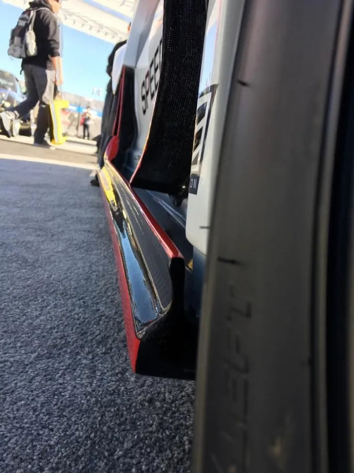 TCP Magic | G-FACE Side Skirt Diffuser Type TT Full Carbon Fiber For Mazda RX7 (FD3S)