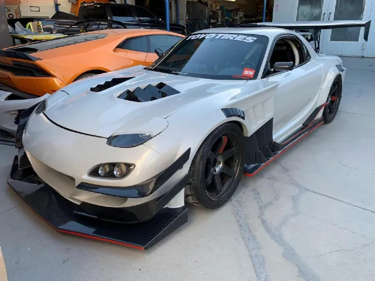 TCP Magic | Front Bumper Upper Canard Type TT FRP For Mazda RX7 (FD3S)