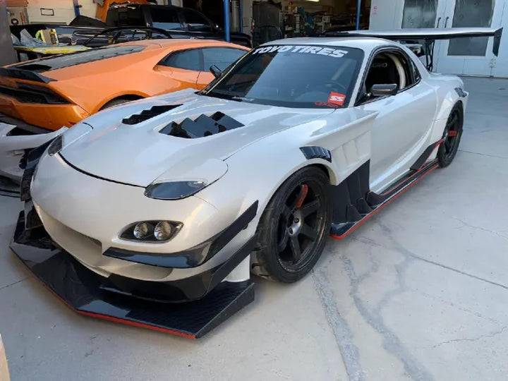 TCP Magic | Front Bumper Upper Canard Type TT FRP For Mazda RX7 (FD3S)