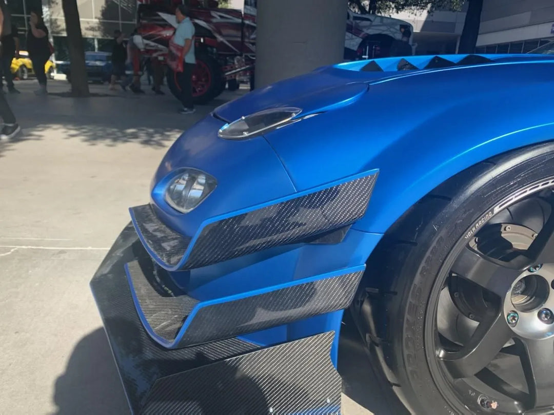 TCP Magic | Front Bumper Upper Canard Type TT FRP For Mazda RX7 (FD3S)