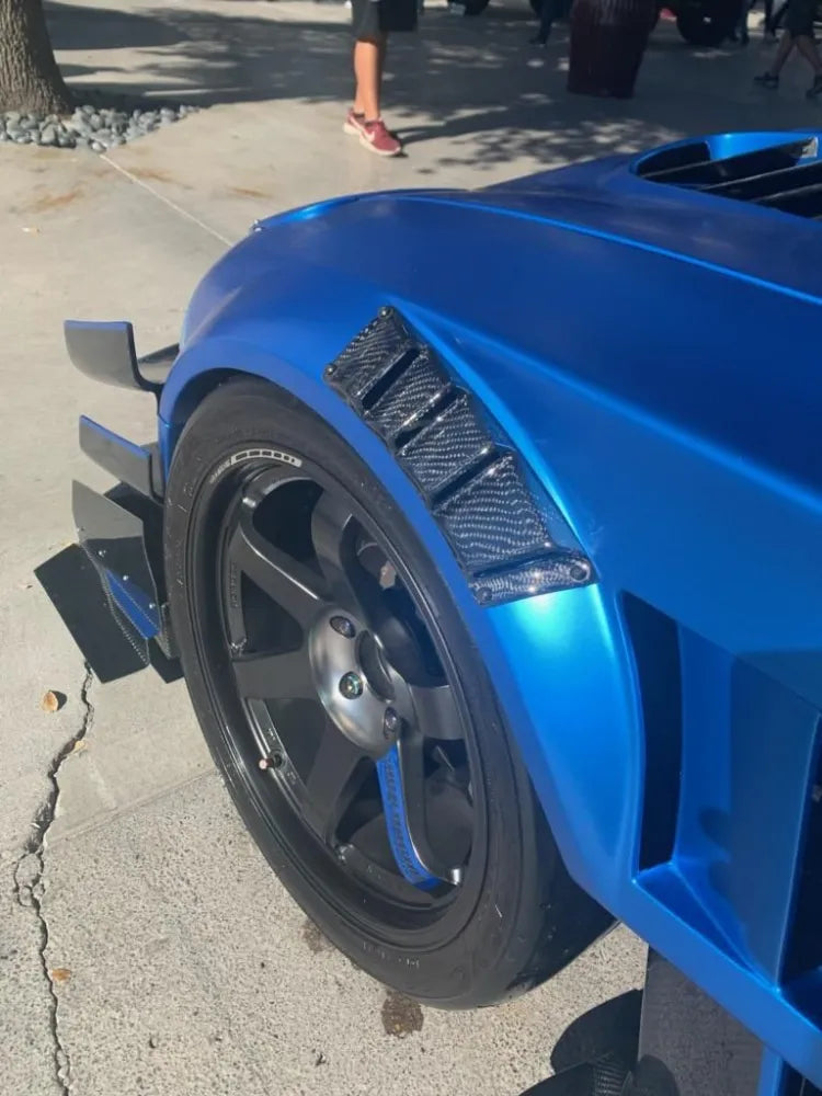 TCP Magic | Front Fender Duct Type TT Full Carbon Fiber For Mazda RX7 (FD3S)