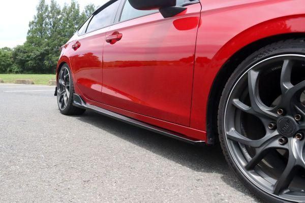Garage Vary | Side Skirts - Twill Weave Carbon Fiber for Honda Civic FL1 / FL4