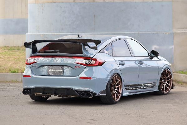Garage Vary | Rear Side Diffusers - Twill Weave Carbon Fiber for Honda Civic FL1 / FL4