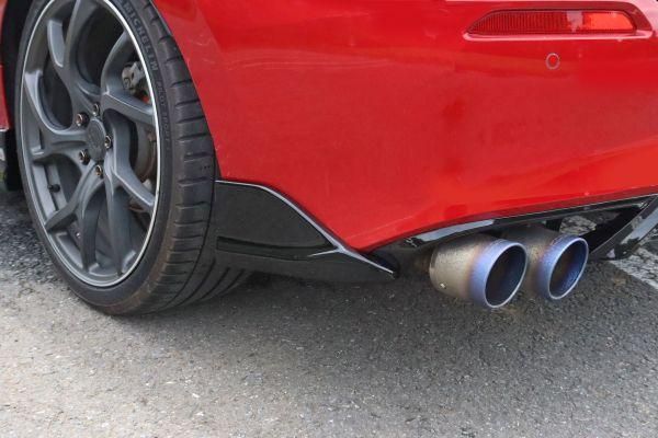 Garage Vary | Rear Side Diffusers - Twill Weave Carbon Fiber for Honda Civic FL1 / FL4
