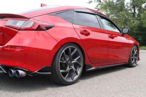 Garage Vary | Rear Side Diffusers - Twill Weave Carbon Fiber for Honda Civic FL1 / FL4