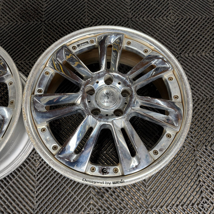 Weds Kranze Glossa PAIR (2) | 5x114.3 | 18x7.5+45