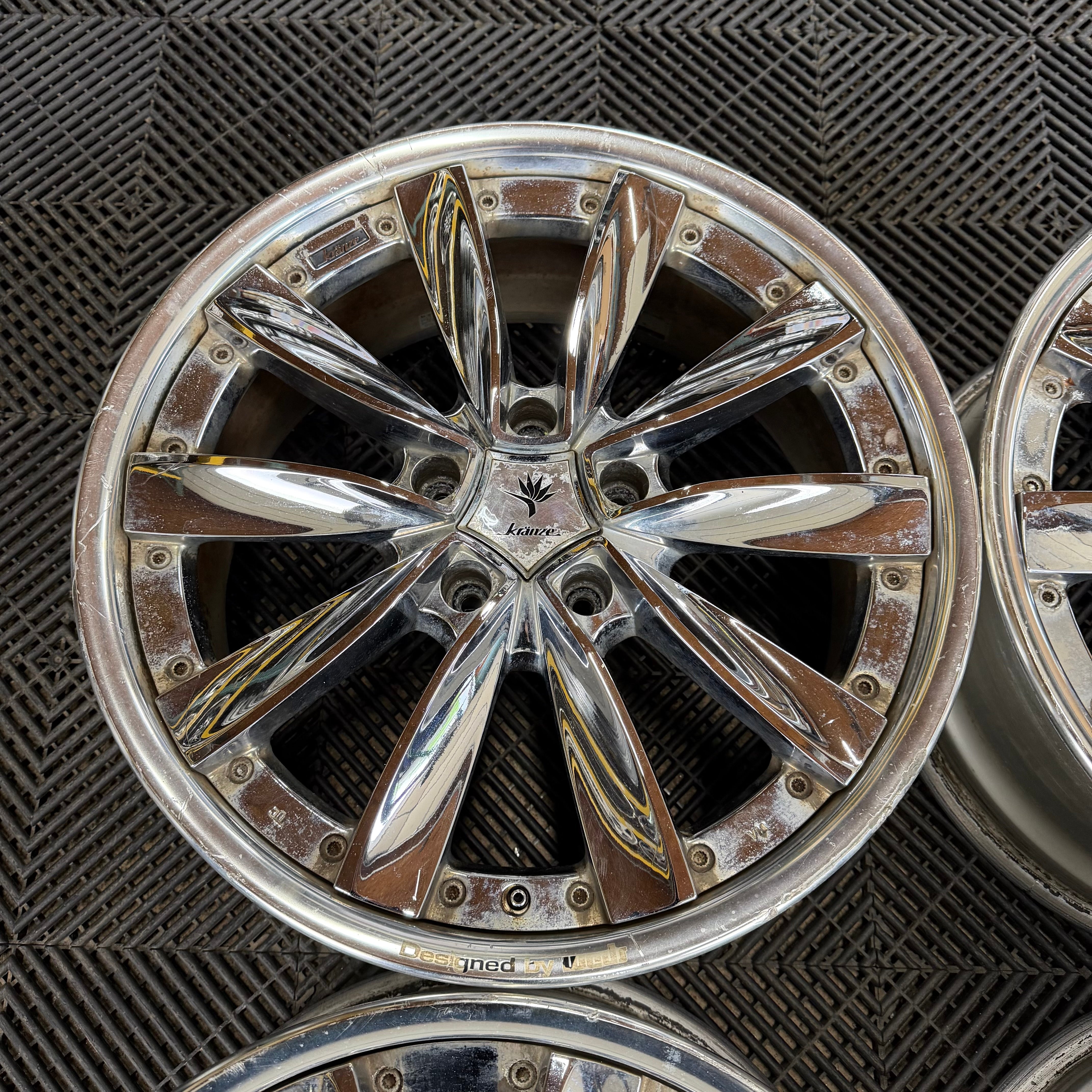 【極美品】Weds Kranze Chrishna 20インチ Weds Kranze Chrishna | 5x114.3 | 18x8+42 – Parts From Japan