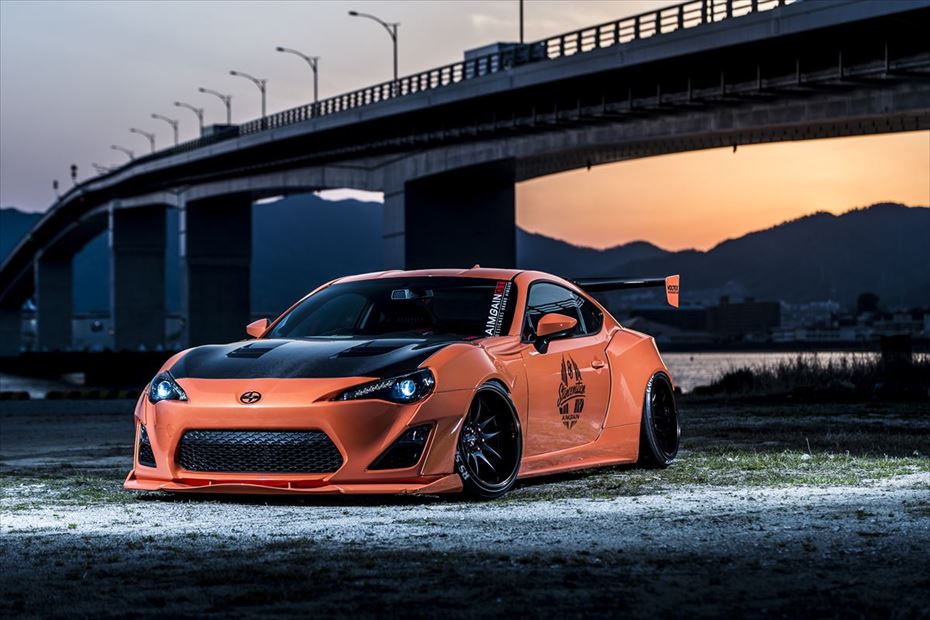 Wide Body Frs Racing AIMGAIN x STANCENATION WIDE BODY KIT for SCION FRS ZENKI (ZN6) – Parts ...