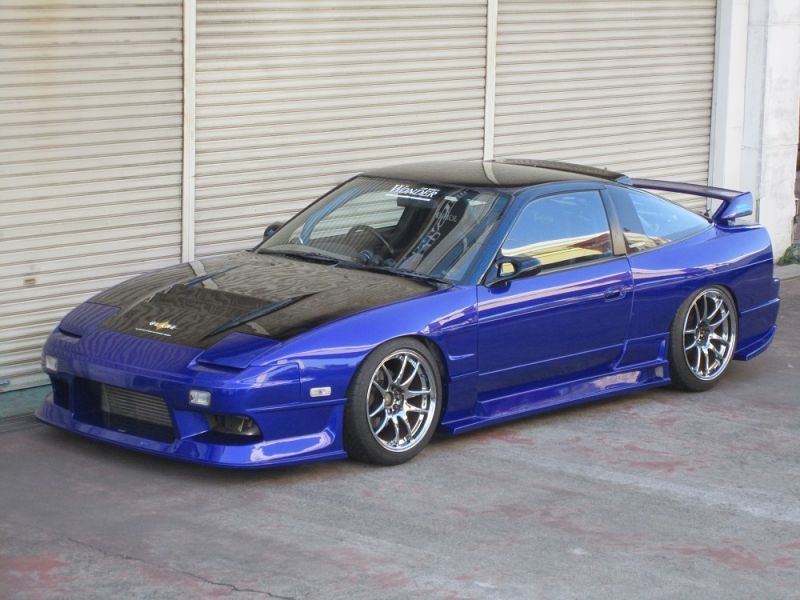 Car Modify Wonder SD Glare Front Fenders +30mm for Nissan 180sx