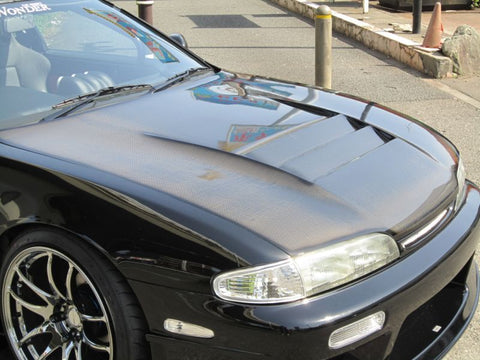 Car Modify Wonder Shadow Hood for Nissan Silvia 240sx S14 Zenki CMW