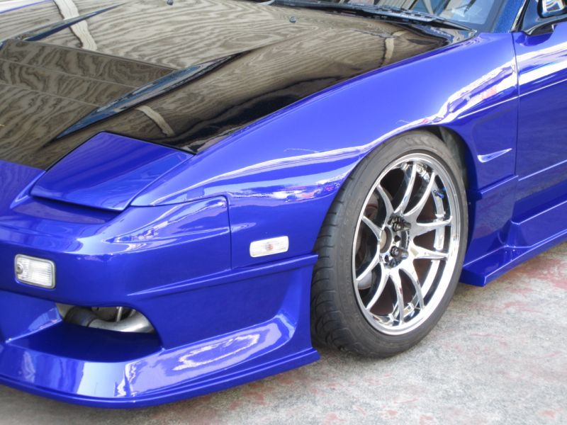 Car Modify Wonder SD Glare Front Fenders +30mm for Nissan 180sx