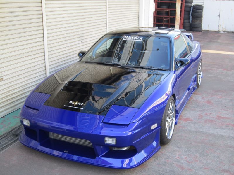 Car Modify Wonder SD Glare Front Fenders +30mm for Nissan 180sx