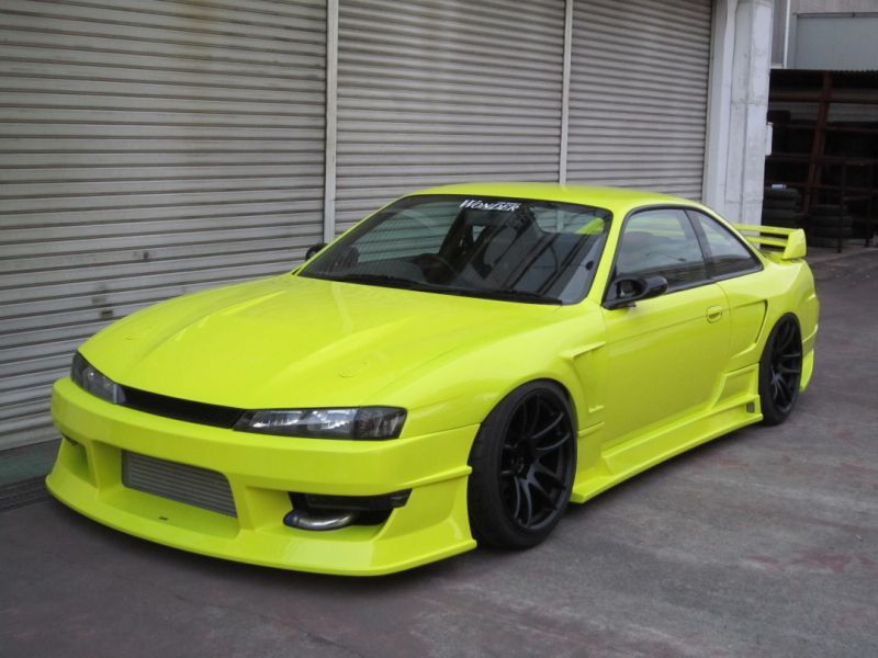 Car Modify Wonder Glare Front Fenders +30mm for Nissan 240sx S14 Kouki CMW