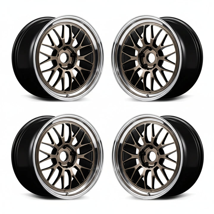 Rays | Volk 21A spec-SR Shining Bronze Metal/Rim DC | 5X114.3| 19x8.5 +35 (Set)