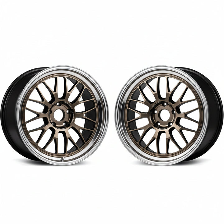 Rays | Volk 21A spec-SR Shining Bronze Metal/Rim DC | 5X114.3| 19x9.5 +0 (Pair)