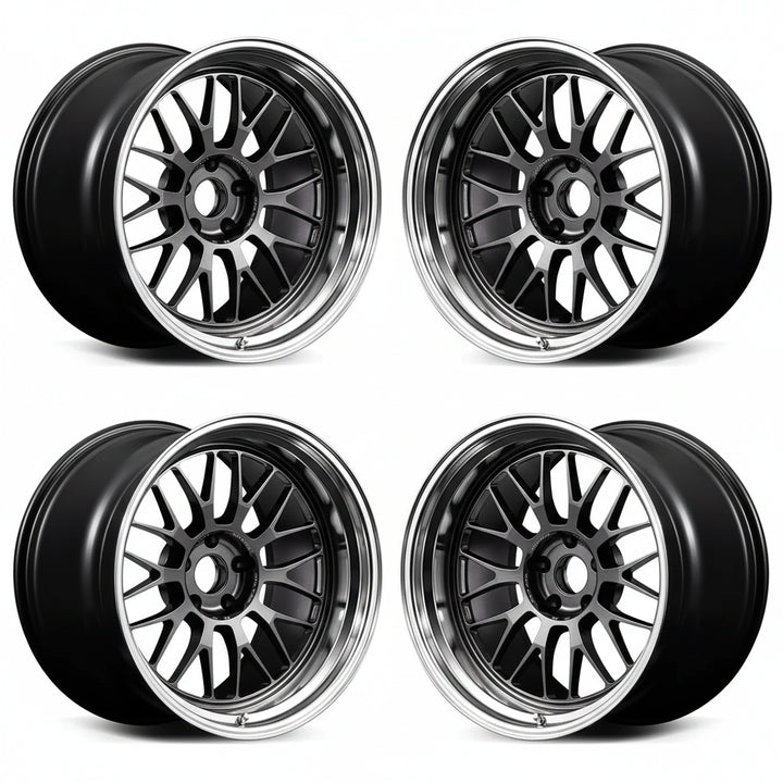 Rays | Volk 21A Dark Gunmetal/Rim DC | 5X114.3| 19x8.5 +35 (Set)