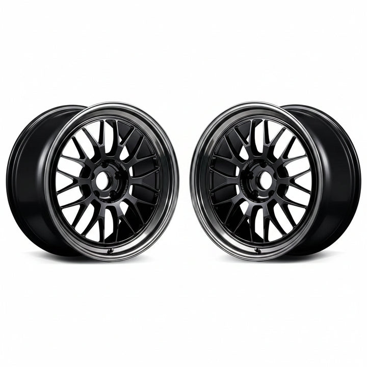 Rays | Volk 21A spec-PW Pressed Double Black | 5X114.3| 18x9.5 +0 (Pair)