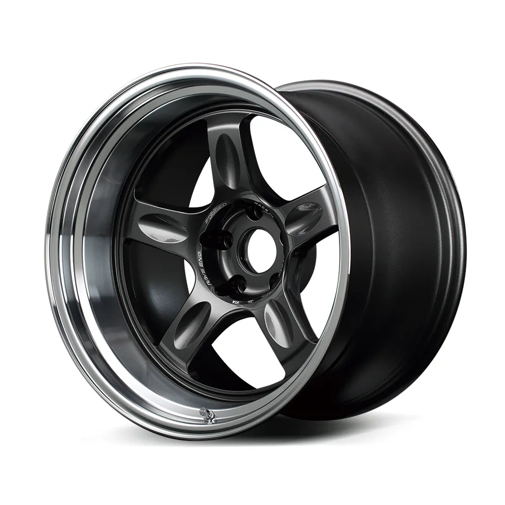 Rays | Volk 21C Dark Gunmetal/Rim DC | 18x9.0 +30 | 5X100