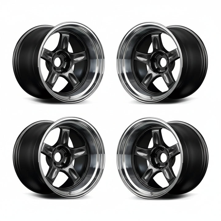 Rays | Volk 21C Dark Gunmetal Rim DC | 5X114.3| 18x8.5 +35 (Set)