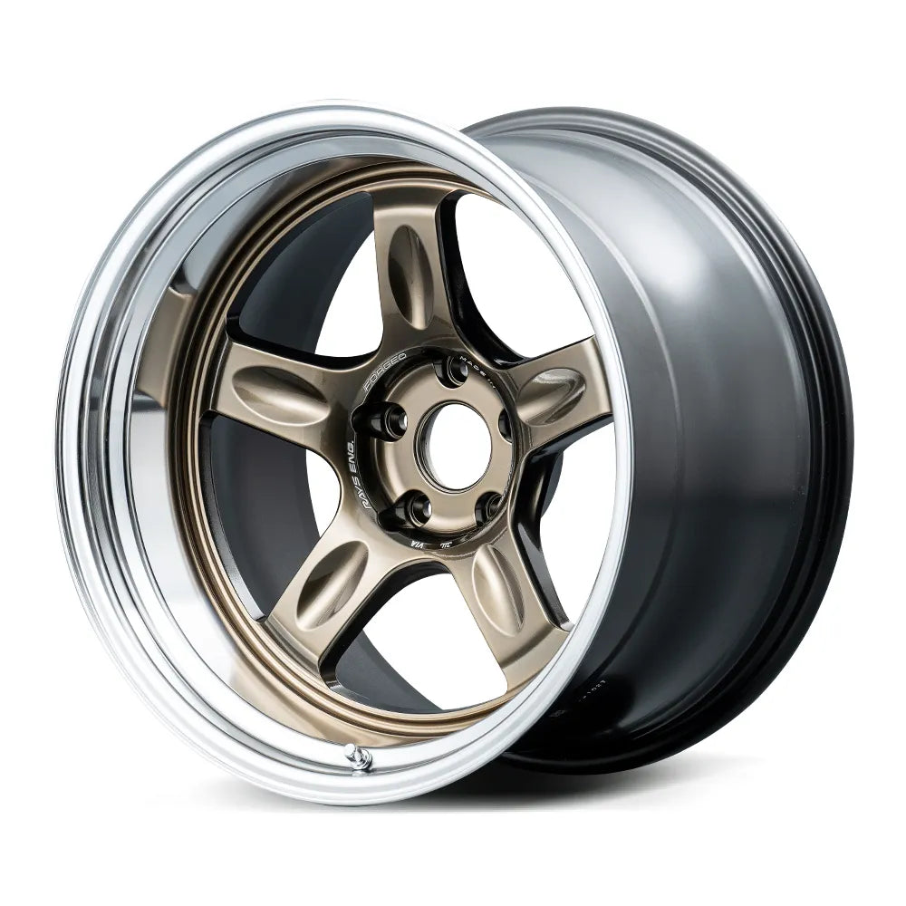 Rays | Volk 21C spec-SR Shining Bronze Metal / Rim DC | 18x10.5 +22 | 5X120 (Pair)