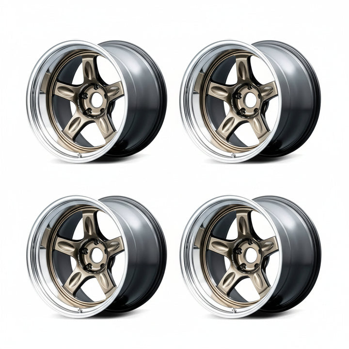 Rays | Volk 21C Spec-SR Shining Bronze Metal/Rim DC | 5X114.3| 18x11.0 +10 (Set)