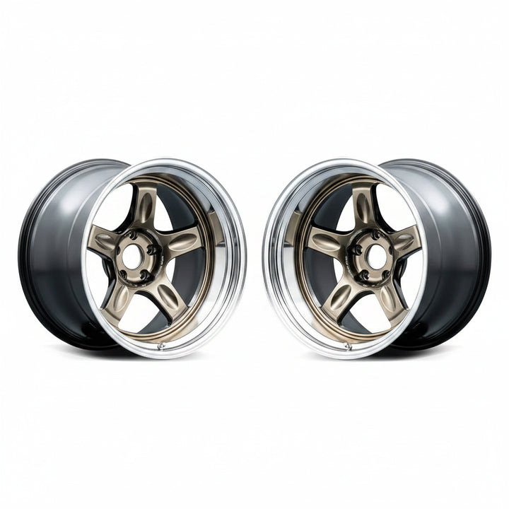 Rays | Volk 21C spec-SR Shining Bronze Metal / Rim DC | 5X114.3| 18x9.5 +0 (Pair)