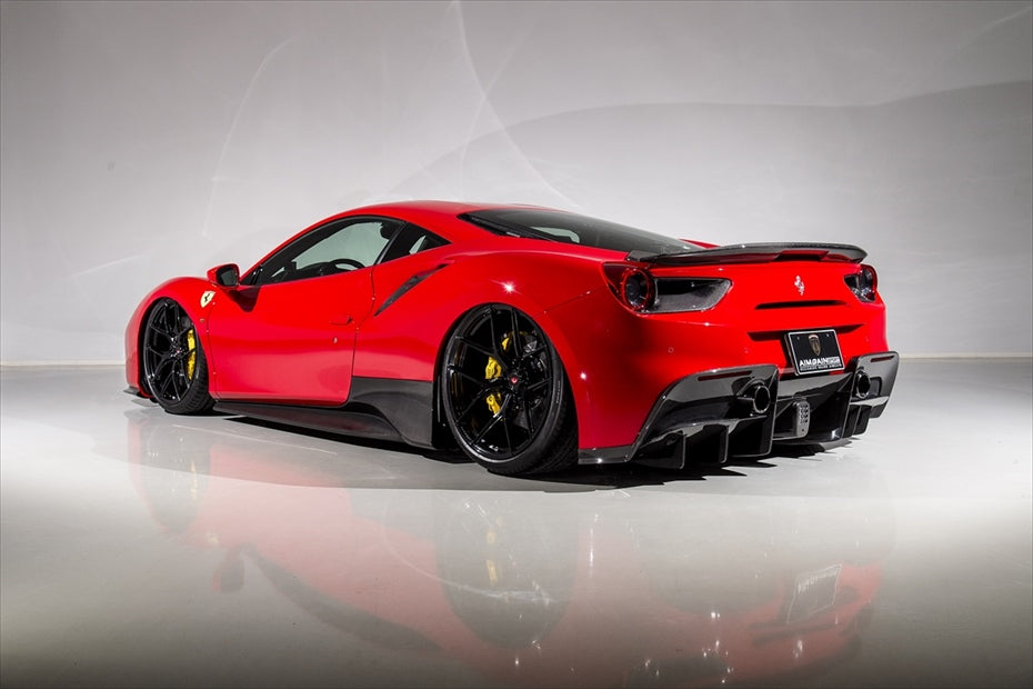 AIMGAIN SPORT FERRARI 488 GTB F142B AERO DRY CARBON - (CONTACT FOR PRICING)