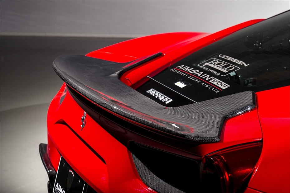AIMGAIN SPORT FERRARI 488 GTB F142B AERO DRY CARBON - (CONTACT FOR PRICING)