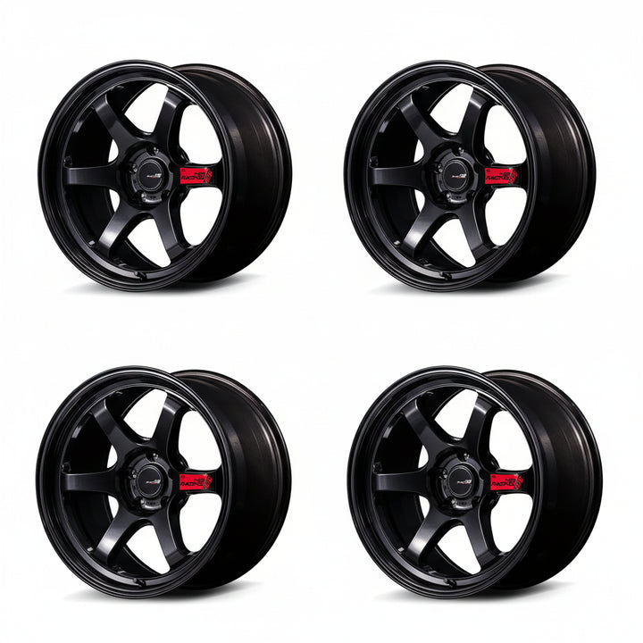 Rays | MID RACING R06 Crystal Black | 4X100 | 17X7.5 +42 (Set)