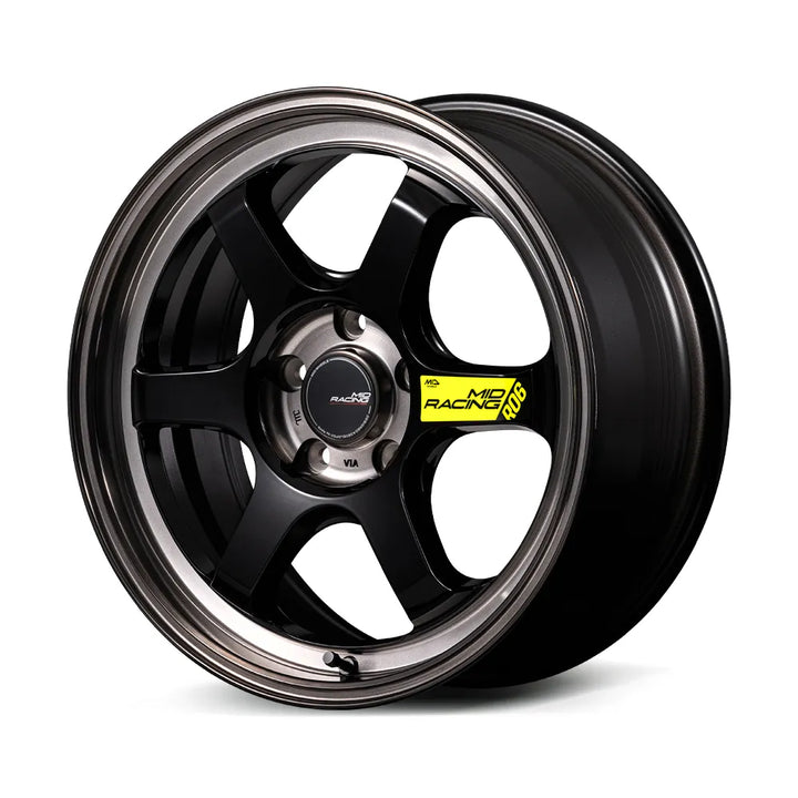 Rays | MID RACING R06 Black Clear Polish | 5X100 | 18X7.5 +48