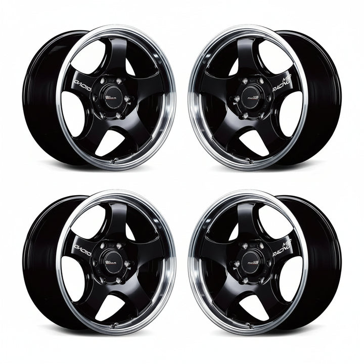 Rays | MID RACING R05HC Black/Rim Polish | 6X139.7 | 17X6.5 +38 (Set)