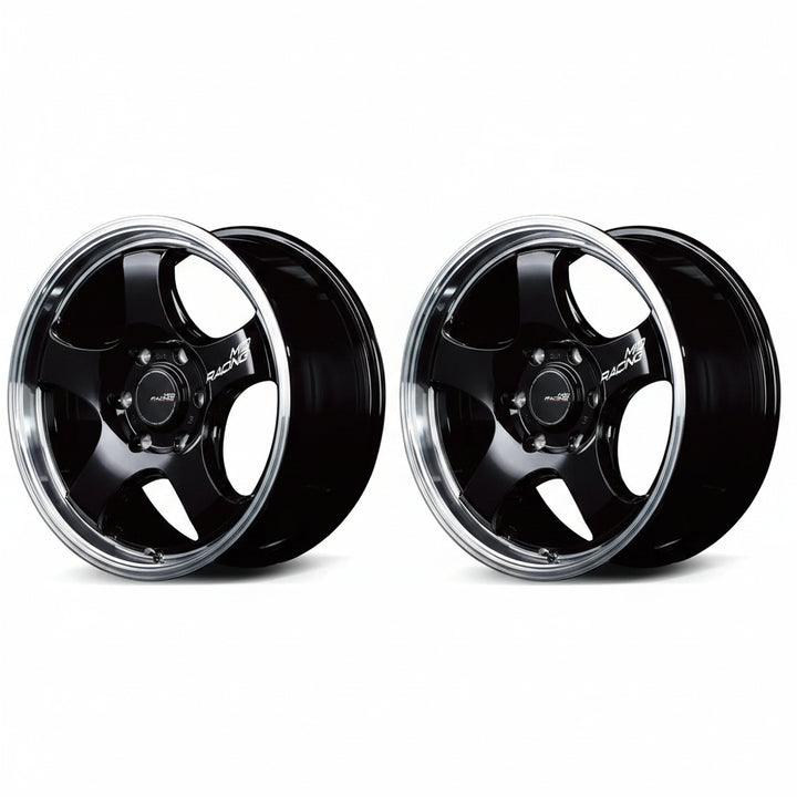 Rays | MID RACING R05HC Black/Rim Polish | 6X139.7 | 17X6.5 +38 (Pair)
