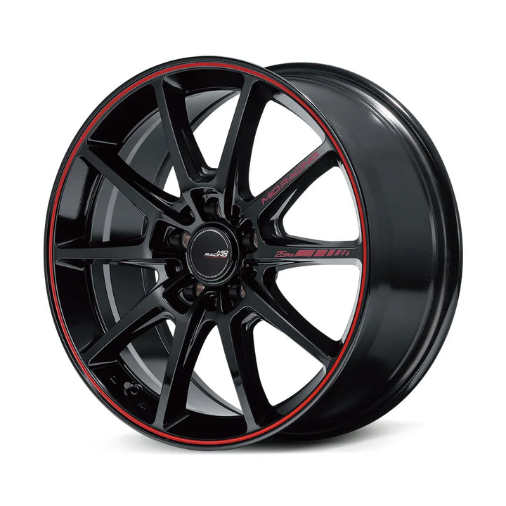 Rays | MID RACING R25Plus Black / Rim Red Line | 5X139.7 | 16X5.5 -25