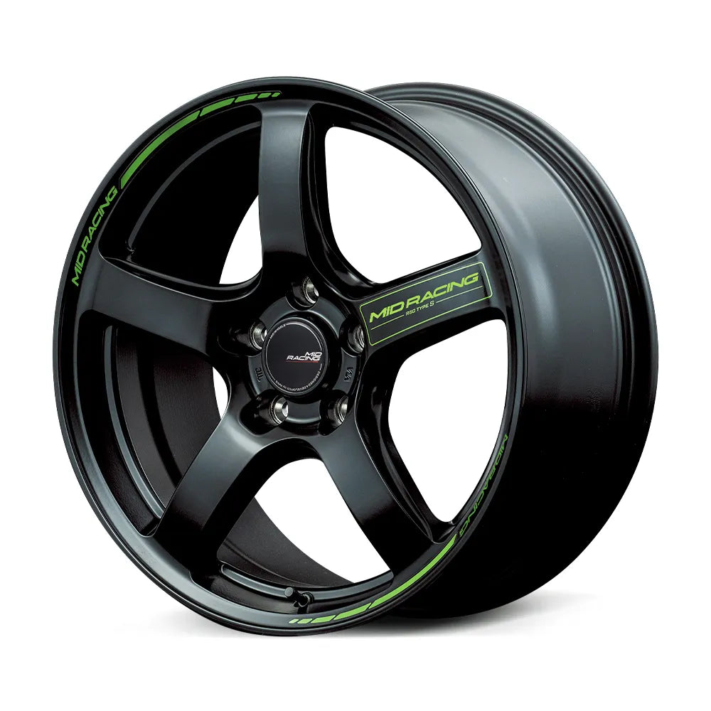 Rays | MID RACING R50 Type S Semigloss Black | 5X100 | 17X7.0 +48