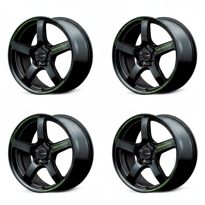 Rays | MID RACING R50 Type S Semigloss Black | 5X100 | 17X7.0 +48 (Set)