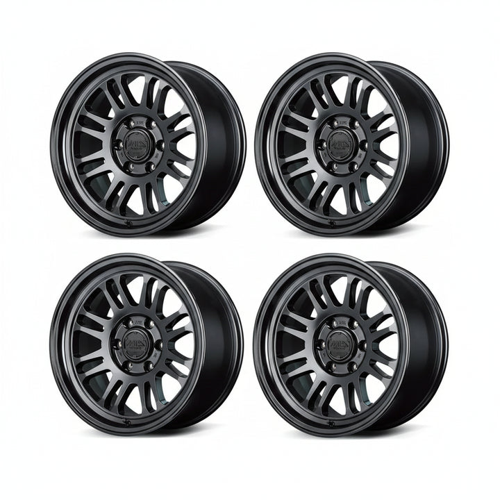 Rays | MID M16 Semigloss Black | 6X139.7 | 17X8.5 +0 (Set)