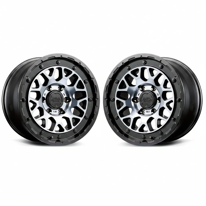 Rays | MID M29 Semigloss Black/Clear | 6X139.7 | 17X8.5 +0 (Pair)