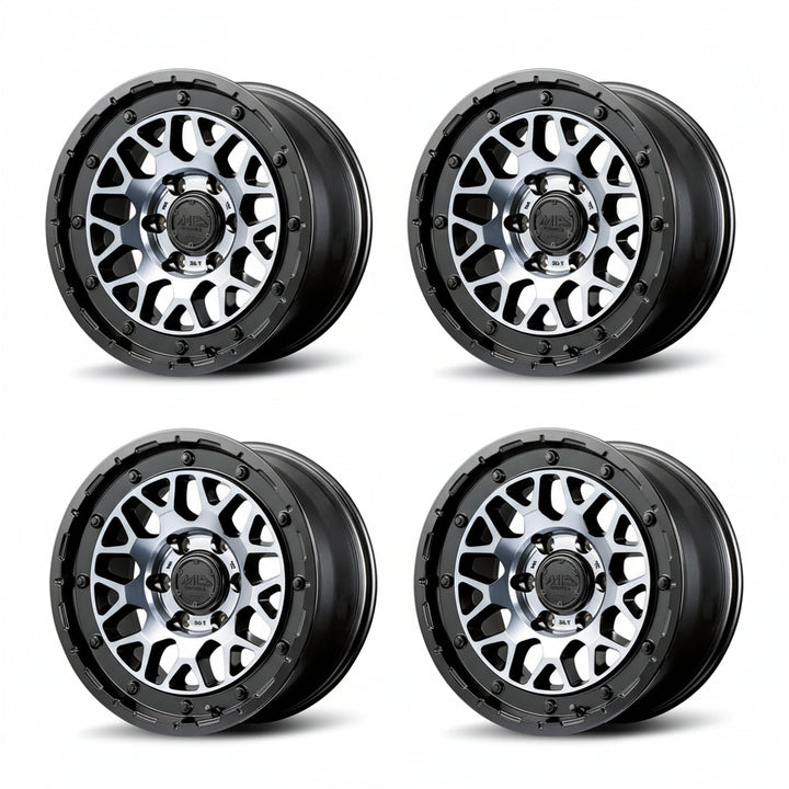Rays | MID M29 Semigloss Black/Clear | 5X127 | 17X8.5 +10 (Set)