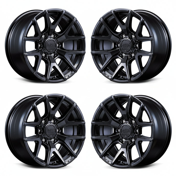 Rays | MID M62 Barrel Black | 6X139.7 | 17X8.5 +10 (Set)