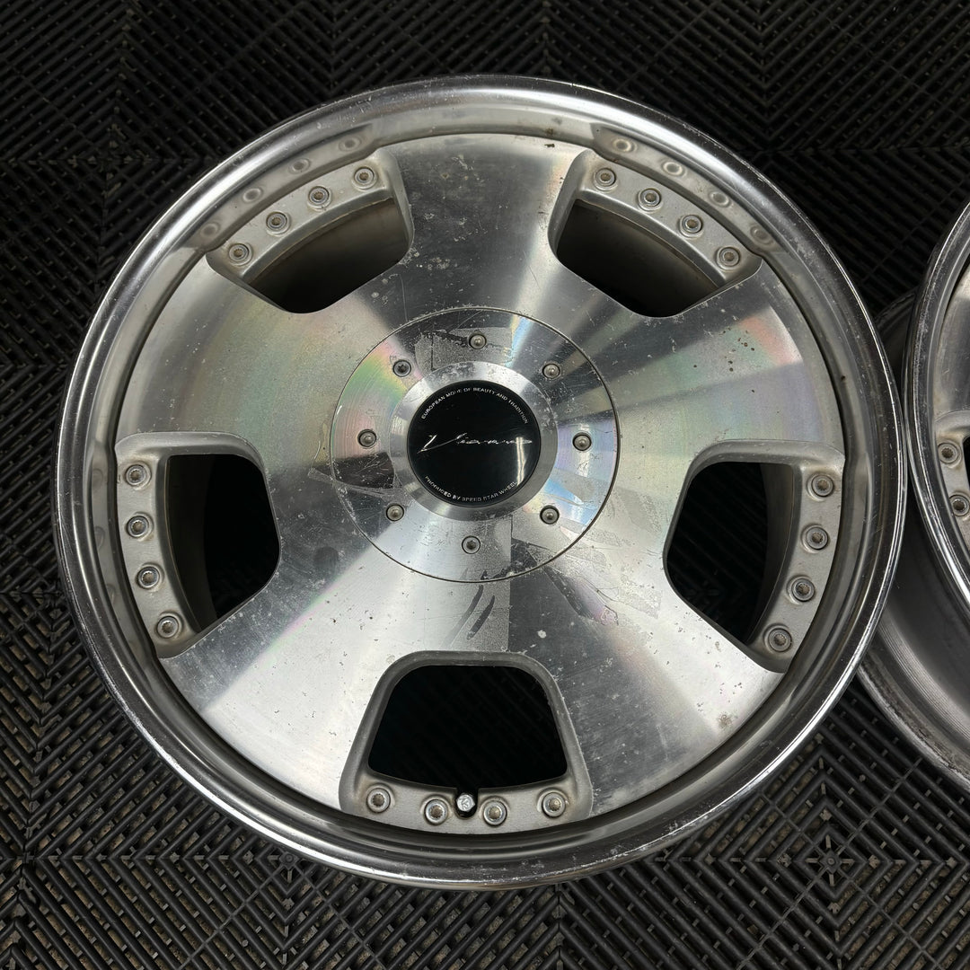 SSR Vienna Dish - 4x114.3 & 5x114.3 / 18x8+49 PAIR ONLY!