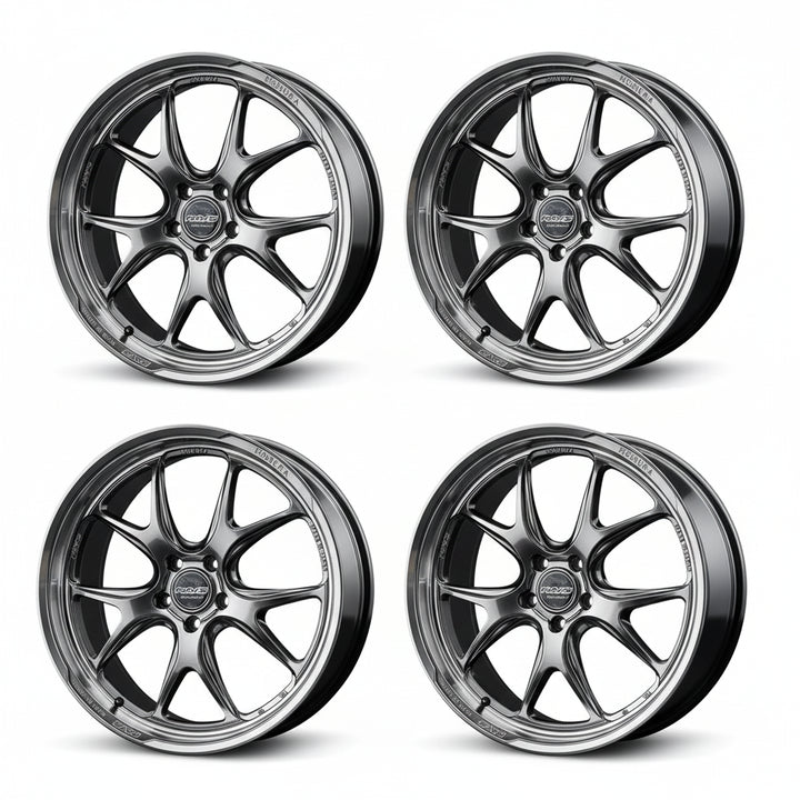 Rays | HOMURA 2X5RA Grace Silver/Rim DMC | 5X114.3 | 20X8.5 +38 (Set)