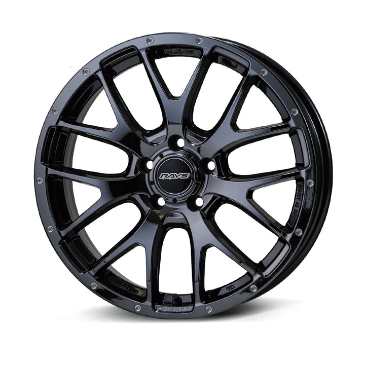 Rays | HOMURA 2X7FA Black Chrome Coating | 5X114.3 | 18X7.5 +45 (Pair)