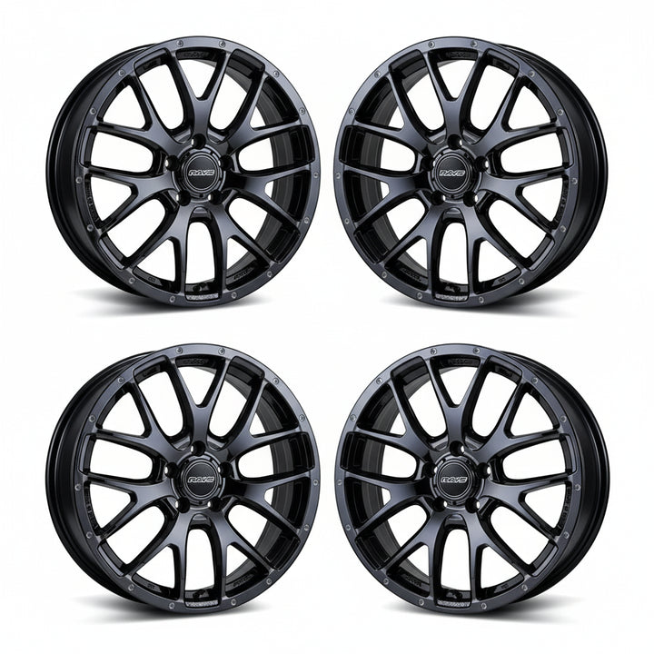 Rays | HOMURA 2X7FA Black Chrome Coating | 5X114.3 | 18X7.5 +45 (Set)