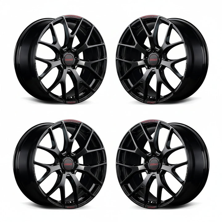 Rays | HOMURA 2X7FT SPEC-M Glossy Black/RAP | 5X120 | 20X8.5 +42 (Set)