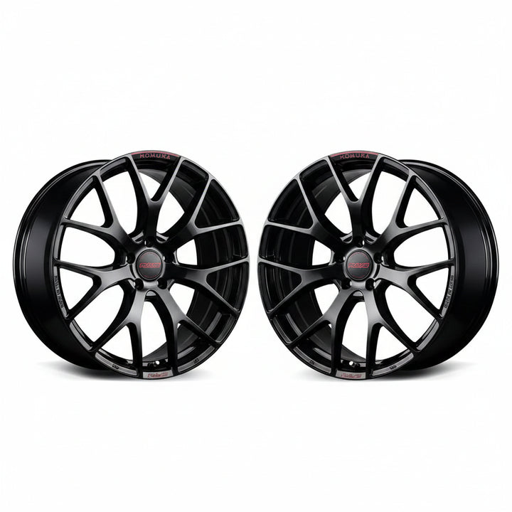 Rays | HOMURA 2X7FT SPEC-M Glossy Black/RAP | 5X114.3 | 18X7.5 +43 (Pair)