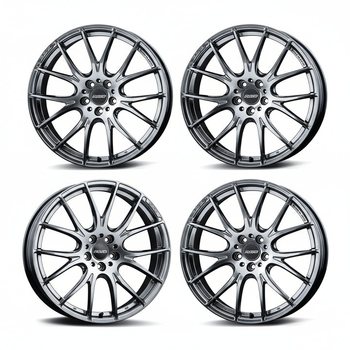 Rays | HOMURA 2X7 Grace Silver | 5X114.3 | 20X8.5 +38 (Set)