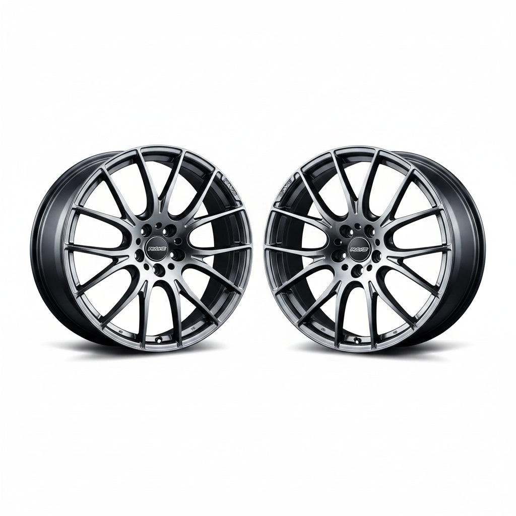 Rays | HOMURA 2X7 Grace Silver | 5X114.3 | 20X8.5 +38 (Pair)
